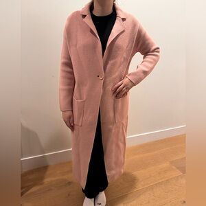 Lyla and Luxe Pink Long Coat
